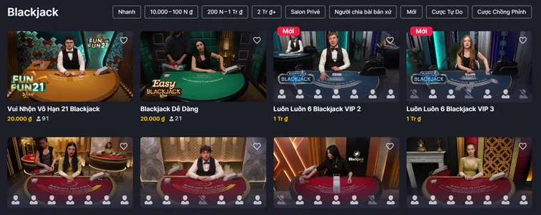 Blackjack Live Tại RikBet Trải Nghiệm Đỉnh Cao Sòng Bài Chuyên Nghiệp