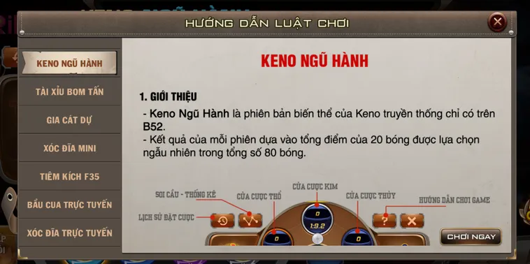 Keno Mini Tại RikBet Hướng Dẫn Cách Chơi Và Bí Quyết Đặt Cược Thắng Lớn Mỗi Ngày