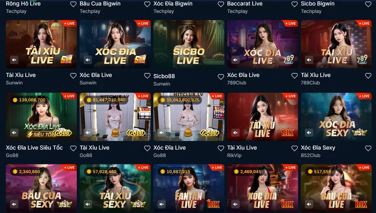 Danh Mục Trò Chơi Live Casino RikBet Đẳng Cấp Sòng Bài Quốc Tế Ngay Tại Nhà