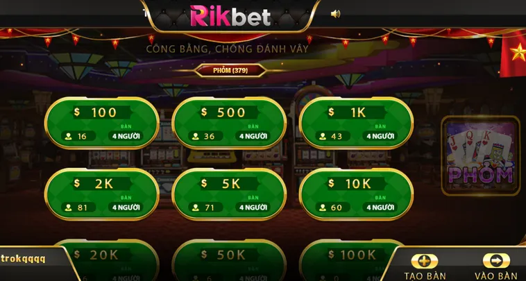 Chinh Phục Siêu Phẩm Phỏm Tại RikBet Với Chiến Thuật Ăn Bài Đỉnh Cao