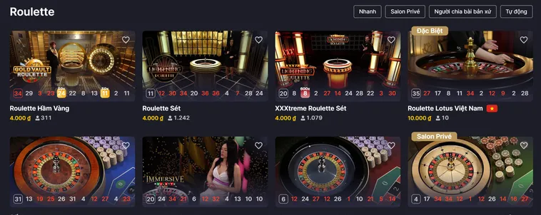 Trải Nghiệm Đỉnh Cao Với Game Roulette Live Tại RikBet Đẳng Cấp Quốc Tế