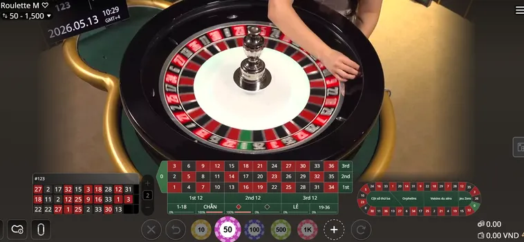 Trải Nghiệm Đỉnh Cao Với Game Roulette Live Tại RikBet Đẳng Cấp Quốc Tế