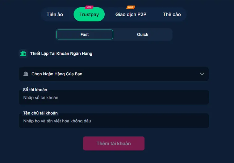 Rút Tiền RikBet Về Tài Khoản Ngân Hàng Nhanh Chóng Và An Toàn Cho Mọi Game Thủ