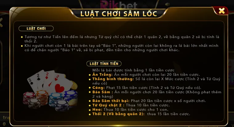 Khám Phá Chiến Thuật Chơi Sâm Lốc Tại RikBet Đỉnh Cao Dành Cho Game Thủ