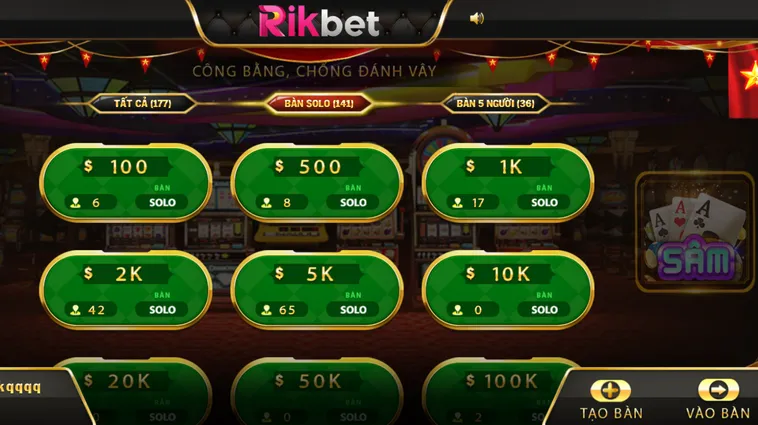 Khám Phá Chiến Thuật Chơi Sâm Lốc Tại RikBet Đỉnh Cao Dành Cho Game Thủ