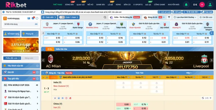 Hướng Dẫn Cá Cược Thể Thao K Sports RikBet Đỉnh Cao Cho Mọi Người Chơi Mới
