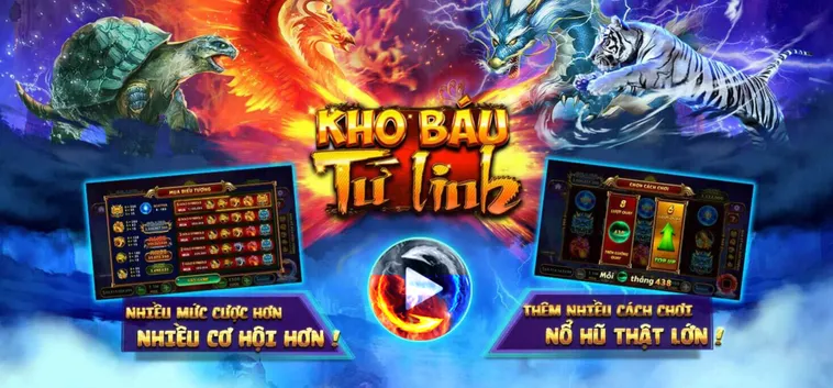 Nổ Hũ Tứ Linh Tại RikBet Trải Nghiệm Săn Jackpot Đỉnh Cao Dành Cho Game Thủ